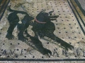 cave canem 402x268 mozaieken vloer in pompei pas op voor de hond